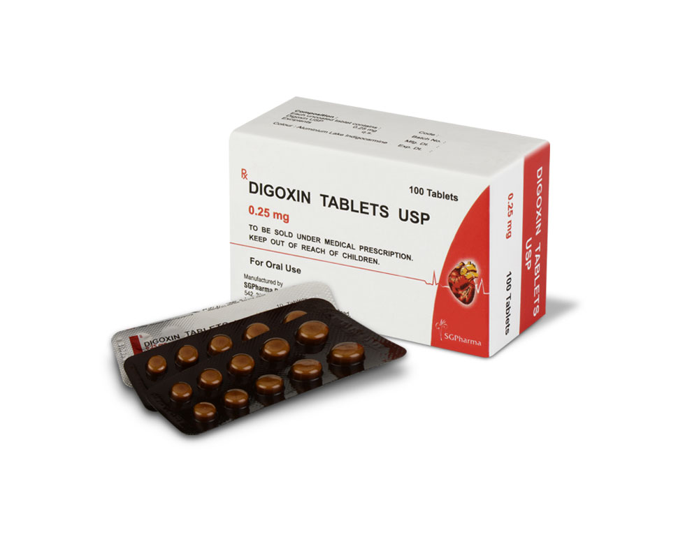 digitalis (digoxin) is a medication that