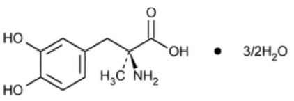 Methyldopa-Tablets-Structure