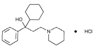 Trihexyphenidyl Hydrochloride Tablets Structure